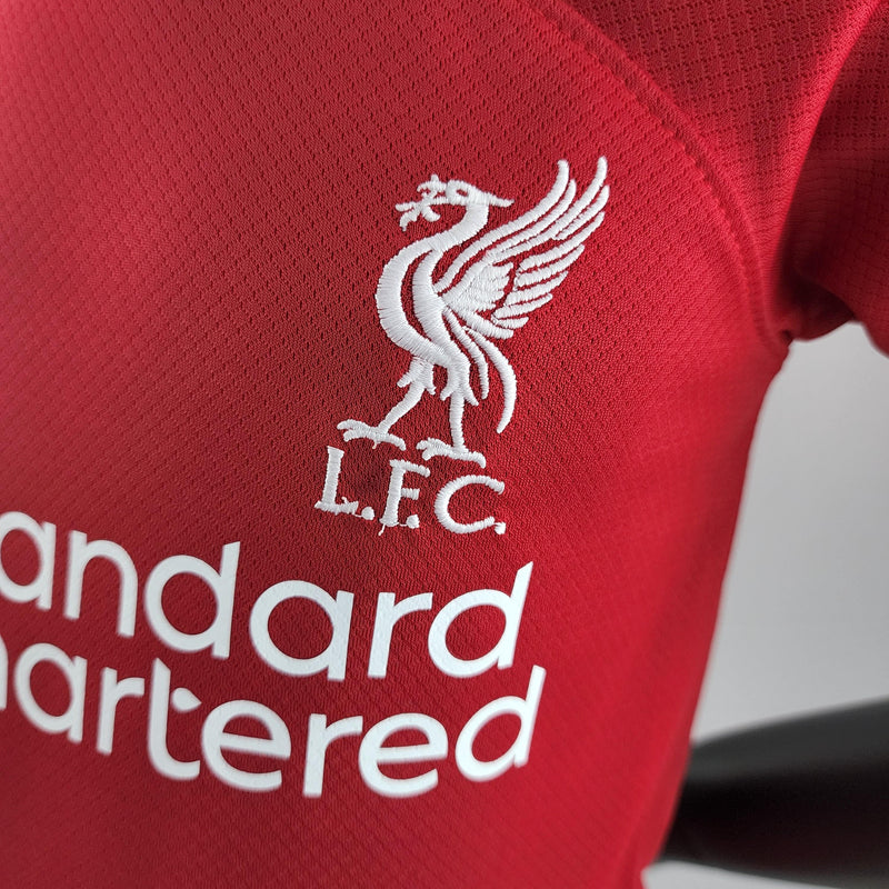 Conjunto Infantil Liverpool 2022/23 - Home - ResPeita Sports 