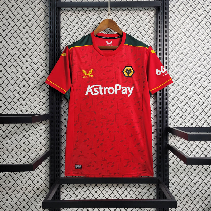 CAMISA DO WOLVES 23/24 VERMELHO