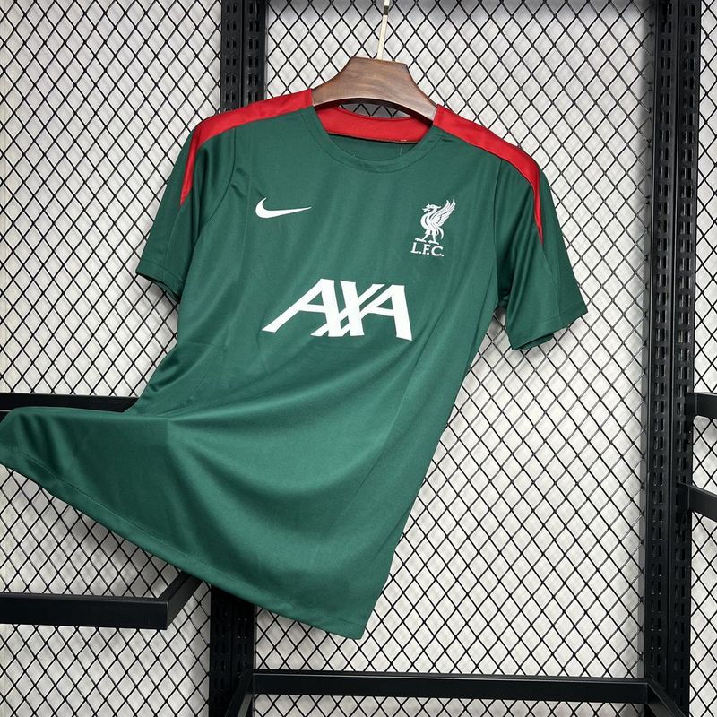 CAMISA DO LIVERPOOL 24/25 VERDE PRE JOGO