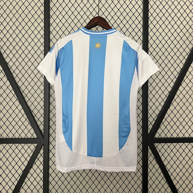 CAMISA FEMININA DA ARGENTINA 24/25 BRANCO E AZUL