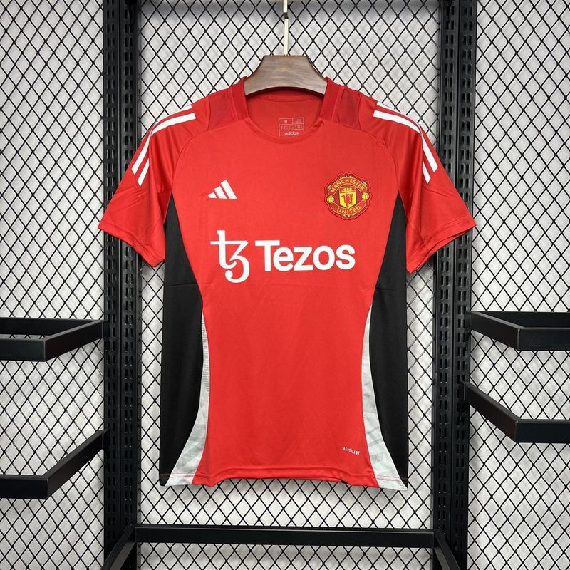 CAMISA DO MANCHESTER UNITED 24/25 VERMELHO PRE JOGO