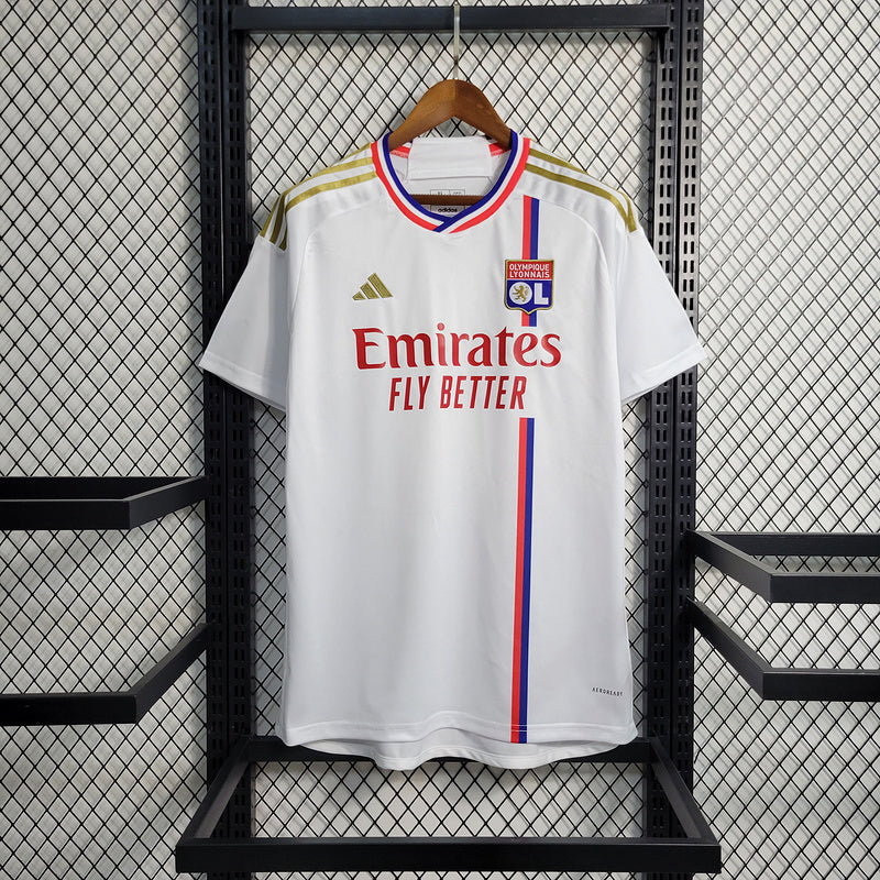 CAMISA DO LYON 23/24 BRANCO