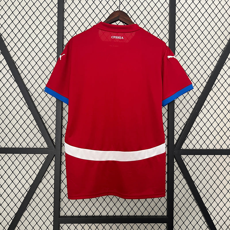 CAMISA DA SELEÇÃO DO SERVIA 24/25 VERMELHO