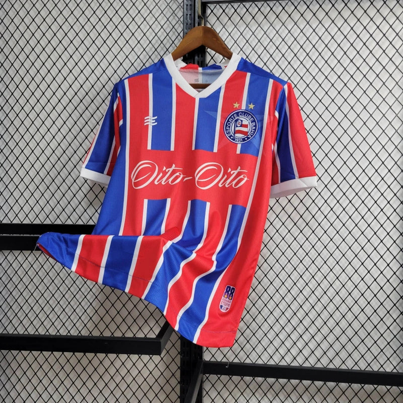 CAMISA DO BAHIA 24/25 VERMELHO E AZUL