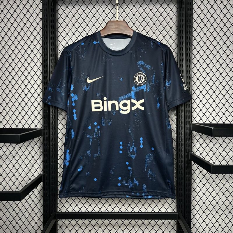 CAMISA DO CHELSEA 24/25 AZUL PRE JOGO