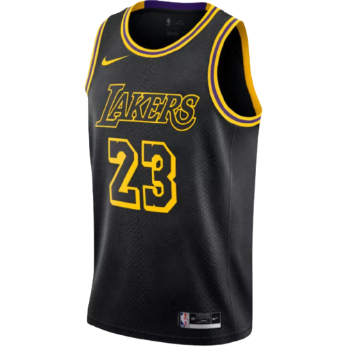 Regata Los Angeles Lakers- LeBron James 2022/23 City Edition - Preta